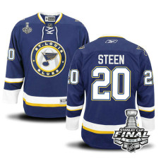 St. Louis Blues Alexander Steen #20 Navy Blue 2016 Stanley Cup Jersey