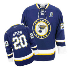 St. Louis Blues Alexander Steen #20 Navy Blue Alternate Jersey