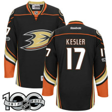 Anaheim Ducks #17 Ryan Kesler Black 2017 Anniversary Patch Player Jersey