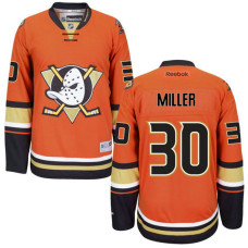 Anaheim Ducks #30 Ryan Miller Orange 2017 Draft Premier Hockey Jersey