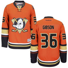 Anaheim Ducks #36 John Gibson Orange Hockey Alternate Premier Jersey