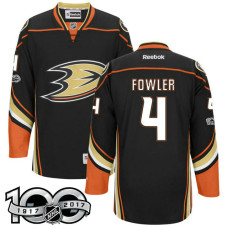 Anaheim Ducks #4 Cam Fowler Black 2017 Anniversary Patch Jersey