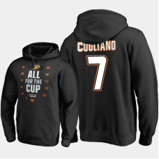 Anaheim Ducks #7 Andrew Cogliano Pullover Black Hoodie 2018 Stanley Cup Playoffs