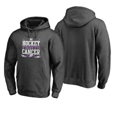 Anaheim Ducks Ash Hockey Fights Cancer Cross Check Hoodie