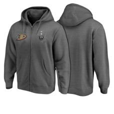 Anaheim Ducks Black 2017 Stanley Cup Playoff Full-Zip Pullover Hoodie