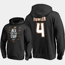 Anaheim Ducks #4 Cam Fowler Pullover Black Hoodie 2018 Stanley Cup Playoffs