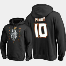 Anaheim Ducks #10 Corey Perry Pullover Black Hoodie 2018 Stanley Cup Playoffs