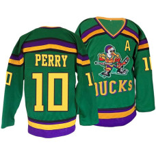 Anaheim Ducks #10 Corey Perry Green Premier Ice Hockey Throwback Jersey