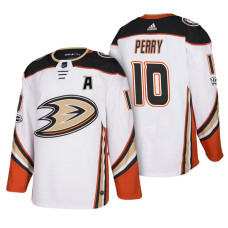 Anaheim Ducks #10 Corey Perry White 2018 New Season Team Road Jersey