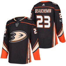 Anaheim Ducks #23 Francois Beauchemin Black 2018 New Season Player Home Jersey