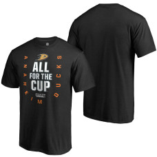 Anaheim Ducks 2018 Stanley Cup Playoffs Bound Behind The Net T-shirt Black