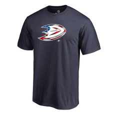 Anaheim Ducks Navy Banner Wave T-Shirt