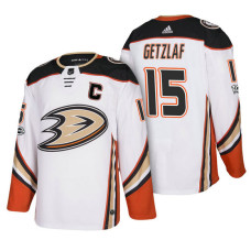 Anaheim Ducks #15 Ryan Getzlaf White 2018 New Season Team Road Jersey