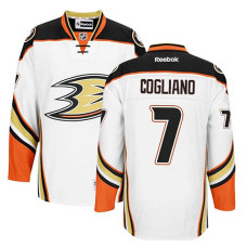 Anaheim Ducks Andrew Cogliano #7 White Away Jersey