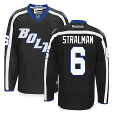 Tampa Bay Lightning Anton Stralman #6 Black Alternate Jersey