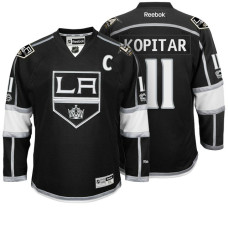 Los Angeles #11 Anze Kopitar Black 100th Patch Premier Jersey