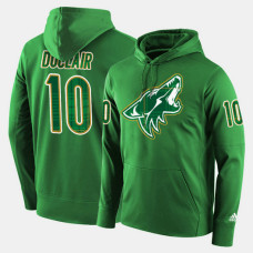 Arizona Coyotes #10 Anthony Duclair Green St. Patrick Day Pullover Hoodie