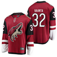 Arizona Coyotes #32 Breakaway Player Antti Raanta Jersey Maroon