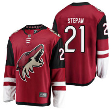 Arizona Coyotes #21 Breakaway Player Derek Stepan Jersey Maroon