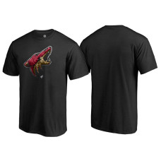 Arizona Coyotes Black Crew Neck Midnight Mascot Team T-shirt