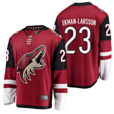 Arizona Coyotes #23 Breakaway Player Oliver Ekman-Larsson Jersey Maroon