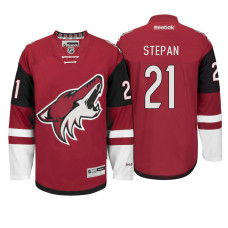 Arizona Coyotes Derek Stepan #21 Red 2017 Draft New-Outfitted Jersey