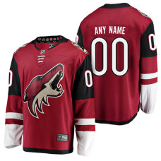 Arizona Coyotes Red 2018 Fanatics Branded Custom Jersey