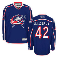 Columbus Blue Jackets Artem Anisimov #42 Navy Blue Home Jersey