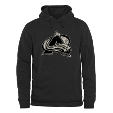 Colorado Avalanche Black Rink Warrior Fleece Pullover Hoodie