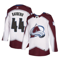 Colorado Avalanche #44 Mark Barberio White Away With Jersey 2022 Stanley Cup Champions Patch