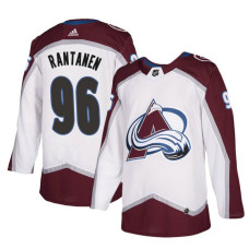 Colorado Avalanche #96 Mikko Rantanen White Away With Jersey 2022 Stanley Cup Champions Patch