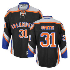 New York Islanders Billy Smith #31 Black Alternate Jersey