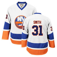 New York Islanders Billy Smith #31 White Throwback Jersey