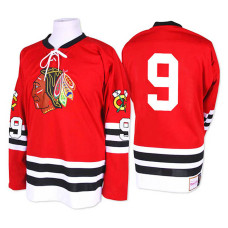 Chicago Blackhawks Bobby Hull #9 Red 1960-61 Throwback Jersey