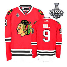 Women's Chicago Blackhawks Bobby Hull #9 Red 2015 Stanley Cup Home Jersey