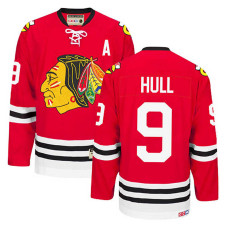 Chicago Blackhawks Bobby Hull #9 Red Throwback Jersey