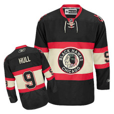 Youth Chicago Blackhawks Bobby Hull #9 Black Alternate Jersey