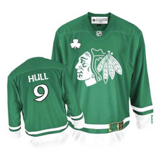 Chicago Blackhawks Bobby Hull #9 Green St. Patrick's Day Jersey