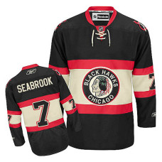 Youth Chicago Blackhawks Brent Seabrook #7 Black Alternate Jersey