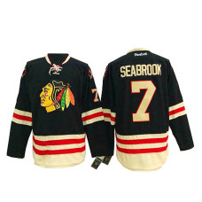 Chicago Blackhawks Brent Seabrook #7 Black 2015 Winter Classic Jersey