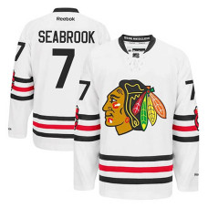 Chicago Blackhawks Brent Seabrook #7 White 2015 Winter Classic Jersey