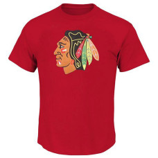 Chicago Blackhawks Red Design Your Own Short Sleeve Crew Neck T-Shirt