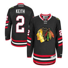 Chicago Blackhawks Duncan Keith #2 Black 2014 Stadium Series Jersey