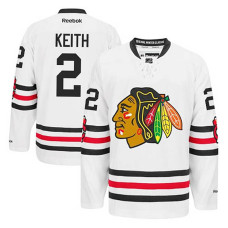 Chicago Blackhawks Duncan Keith #2 White 2015 Winter Classic Jersey