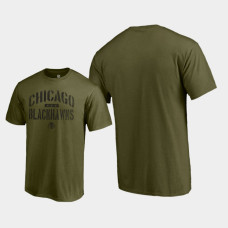 Jungle T-Shirt Green Camo Collection Chicago Blackhawks