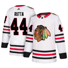 Chicago Blackhawks #44 Jan Rutta White Away Jersey