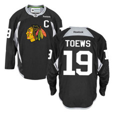 Chicago Blackhawks Jonathan Toews #19 Black Practice Jersey