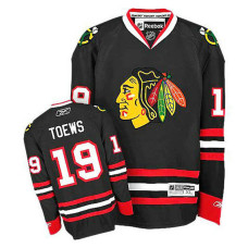 Youth Chicago Blackhawks Jonathan Toews #19 Black Alternate Jersey