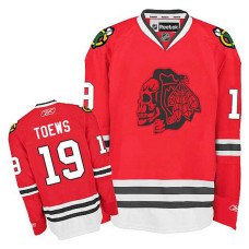 Youth Chicago Blackhawks Jonathan Toews #19 Red Red Skull Jersey