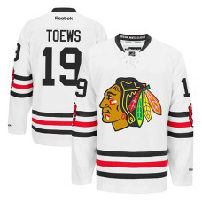 Chicago Blackhawks Jonathan Toews #19 White 2015 Winter Classic Jersey